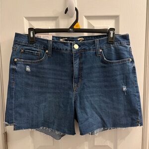 Seven7 Classic Blue Denim Shorts